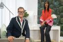 Alan Carr and Michelle Ogundehin in Interior Design Masters.
