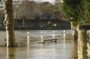 Flooding at the Bull Pit in Bradford on Avon after the River Avon burst its banks. Photo: Trevor Porter 69559-4