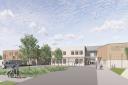 CGI plans of the Rowde campus as the only secondary school