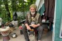 George Ward was evicted from his tent on the Kennet & Avon Canal towpath in August.