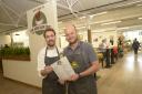 Head chef James Hooper and manager Chris Wilde at the fully renovated and aptly named New Leaf Café at Trowbridge Garden centre.