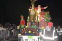 The Gorgons Carnival Club float in the 2023 Trowbridge Carnival procession