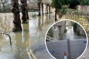 Flood defences up in Bradford on Avon after the river burst its banks