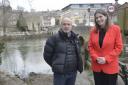 Bradford on Avon MP Michelle Donelan meets Ron Curtis, the Environment Agency area officer for flood and coast risk to discuss flooding.