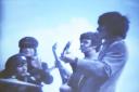 Images of The Beatles filmed by Frank Maxwell on Salisbury Plain in 1965