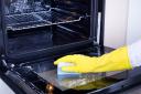 Household items can be used to clean oven doors including baking soda, dish soap, coffee and more