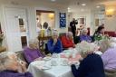 The residents of the care home were joined by members of the community, their families and two Newport councillors