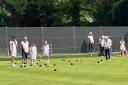Action from Basingstoke Town Bowls Club's recent open day