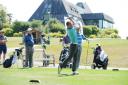 Hills golf tournement at Marlborough Golf club. Pictured Jamie Amor teeing off..05/07/18 Thomas Kelsey.