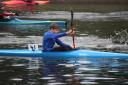 Devizes Canoe Club's Charlie Allen at the Warwick Sprints event