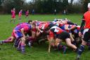 Pewsey Vale and Sutton Benger contest a scrum on Saturday