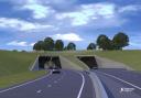 A Highways England impression of what the two-mile Stonehenge tunnel will look like