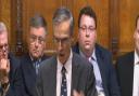South West Wiltshire MP Dr Andrew Murrison speaking during PMQ's today. Image: Parliament Live TV