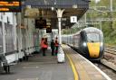 Train lines are blocked due to an incident at a Wiltshire station.