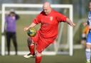 Around 30 men play six-a-side at the Man V Fat Football Club at Chippenham Rugby Club