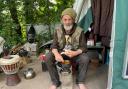 George Ward was living in a gazebo before being evicted from the canal towpath last August.