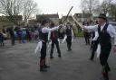 The Holt Morris Men took to Wiltshire's streets on Boxing Day.