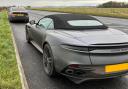 The driver of the Aston Martin was travelling at over twice the speed limit.
