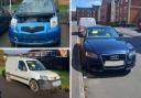 These three vehicles were reported as abandoned to Wiltshire Council