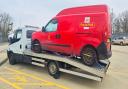 Wiltshire Police pulled over this recovery vehicle and post van for committing an offence