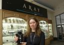 Rhiannon Stacey at the Aray Jewellery shop in The Shires. Image: Trevor Porter 76994-1