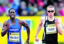 Danny Talbot and Christian Malcolm are part of the Team GB sprinting squad