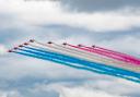 The Red Arrows will be soaring above Longleat near Warminster.