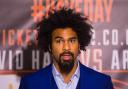 David Haye announced that he would be donating 10 per cent of ticket sales from his next fight to Nick Blackwell at a press conference today