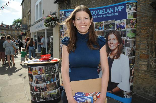 Wiltshire Times: Chippenham MP Michelle Donelan PHOTO: Trevor Porter