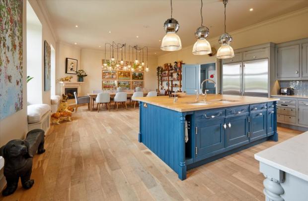Wiltshire Times: Kitchen area in Compton Bassett 
