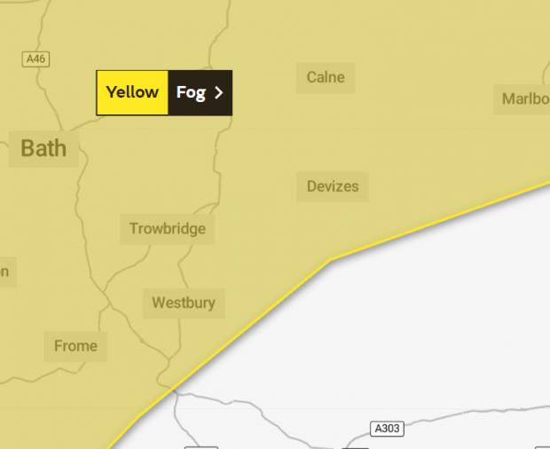 Wiltshire Times: Yellow fog warning for Wiltshire: Met Office