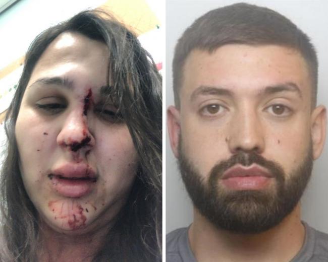 Zhanet Georgiev, 25, was subjected to an unprovoked attack by Joshua James, 25, on February 21 last year,