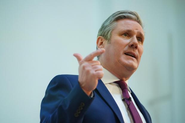 Wiltshire Times: Keir Starmer during his speech to the Fabian Society (PA)