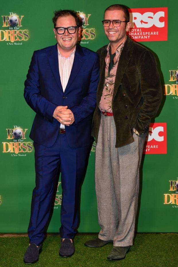Wiltshire Times: Alan Carr and Paul Drayton attending the opening night of the Boy In The Dress at the Royal Shakespeare Company in Stratford Upon Avon in 2019 (Jacob King/PA)