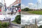 10 Covid hotspots in Wiltshire where case rates are higher than UK average. Photos from google maps (excluding top left by Spencer Mulholland)