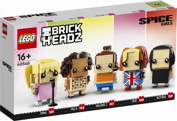 Wiltshire Times: LEGO Spice Girls Brick Headz packaging. Credit: LEGO