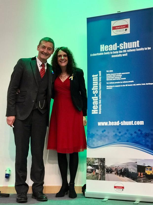 Wiltshire Times: Paul and Fiona Stanford introducing their new charity; 'Head-shunt'