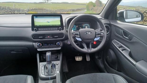 Wiltshire Times: The Kona N's sporty interior is also appealing 
