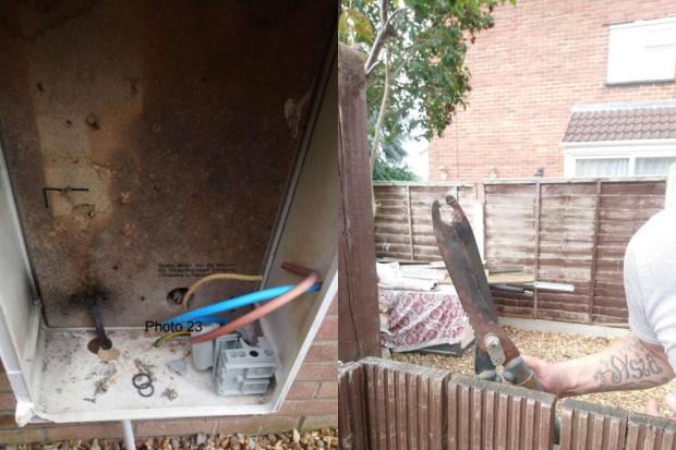 Wiltshire Times: The tenant allegedly ripped out the outside electrical unit with a pair of garden shears