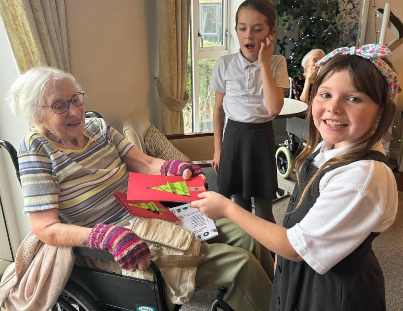 Trowbridge care home residents brought Christmas cheer 