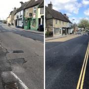 King Street, Melksham before and after