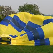 What a let down - balloon festival cancelled again. Stock photo