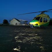 Wiltshire Air Ambulance at Diddly Squat Farm Shop
