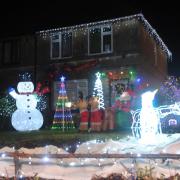 Christmas Lights  to a raise money for Holt Playschool Sharon Parson’s house decorated in lights at the main st in Holt
 Photo Trevor Porter 67739 2