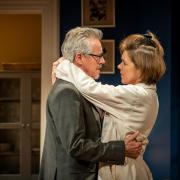 Griff Rhys Jones as Peter and Janie Dee as Laura. By Marc Brenner.