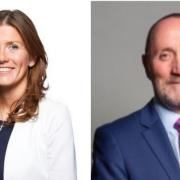 Left: Michelle Donelan MP. Right: Eddie Hughes MP