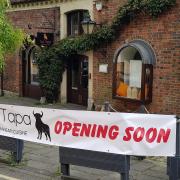 Outside Tipi Tapa, opening this week.