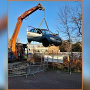 Vauxhall being removed from River Avon