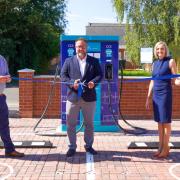 A new SSE Energy Solutions electric vehicle charging hub has opened in Spa Road, Melksham.