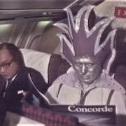 Bob Ingham on board Concorde